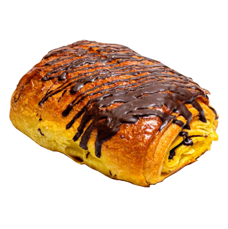 Napolitana de chocolate artesanal
