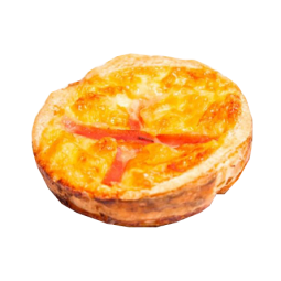 Quiché individual de bacon y queso artesanal