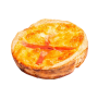 Quiché individual de bacon y queso artesanal